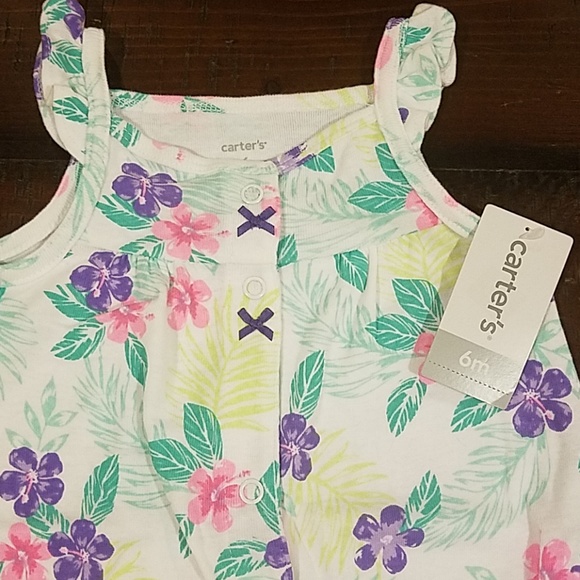 Carter's floral romper - Picture 2 of 4